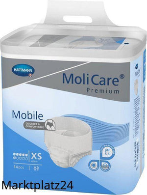 MoliCare Premium Mobile, 6 Tropfen, Gr. XS, 14 St/Btl. - Marktplatz24
