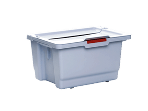 Reinigungsgeräte -Box mit 4 Farbclips hellgrau, 1 St.