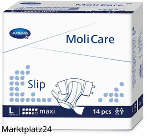 MoliCare Slip maxi, 9 Tropfen, Gr.L, 4x14 St/Krt. - Marktplatz24