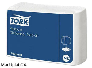 Tork Universal Spenderservietten, 25x30cm, weiß, 1lg, 36x300 St/Krt. - Marktplatz24