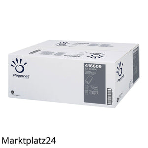Papernet Standard Falthandt�cher, 1lg, gr�n, Recycling, 20x250 T�/Krt, - Marktplatz24