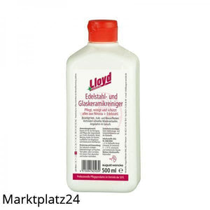Lloyd Edelstahl- u. Glaskeramikreiniger, 500ml Flasche - Marktplatz24