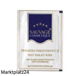 Sauvage - Feuchtes Toilettenpapier, in Einzelsachet, 500 St/Pk. - Marktplatz24