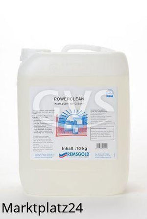 Powerclean, Klarspüler für Gläser, 10kg Kanister - Marktplatz24