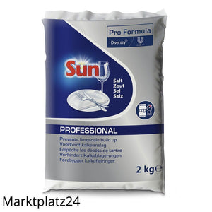 SUN Professional Salz grobkörnig, 2kg Packung - Marktplatz24