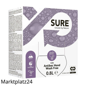 SURE Antibac HandWashFree, 800ml Flasche BAuA-Reg-Nr,: N-18189 - Marktplatz24