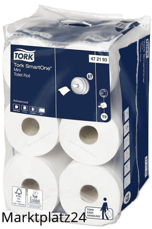 SmartOne Toilettenpapier mini, 2lg, weiß, 111,6m, 12 Ro. - Marktplatz24