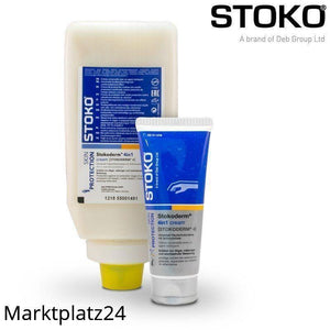 Stokoderm 4in1, Hautschutz, 1L Softflasche, Spender V - Marktplatz24
