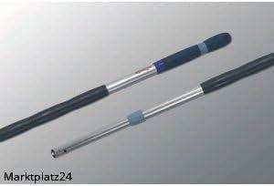 Teleskopstiel Clip, 100-180cm, blau, 1 St. - Marktplatz24