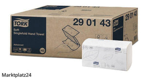 Tork weiche ZZ Handtücher, 2lg, weiß, Z-Falz, Tissue, 15x250 Bl. - Marktplatz24