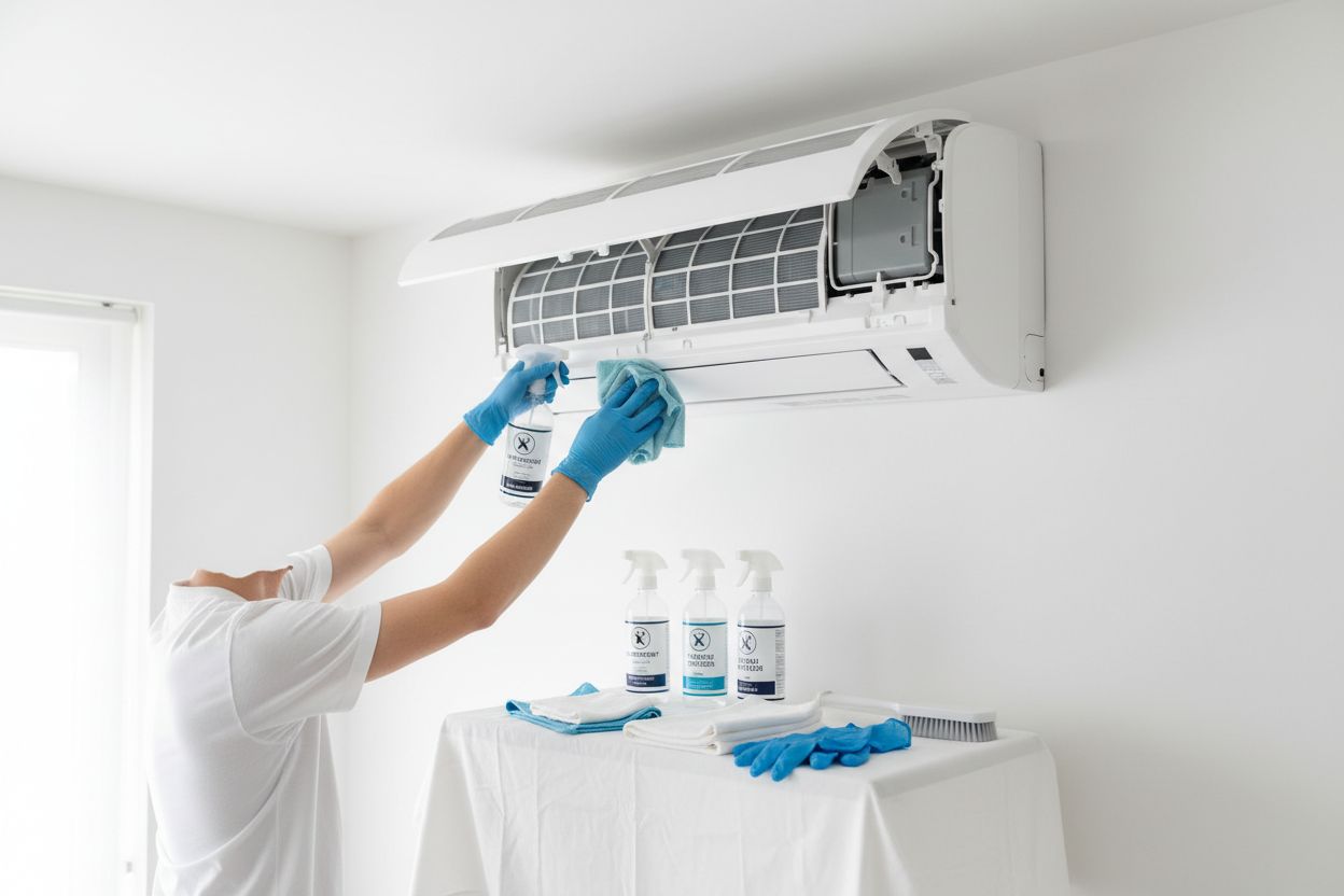 Klimaanlagen richtig desinfizieren – Schritt-für-Schritt Anleitung