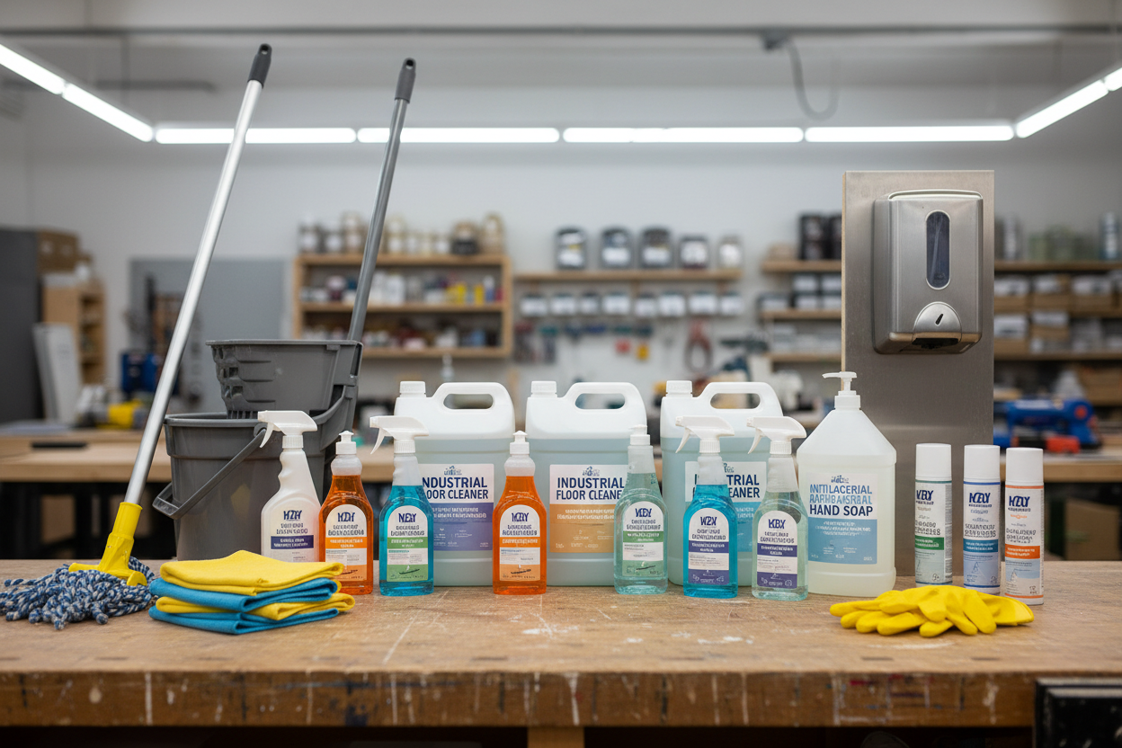 Welche Reinigungsprodukte gehören in jeden Handwerksbetrieb?