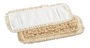 Reinigungsgeräte -Desinfektionsmop, Bezug 50cm, Baumwolle, Schlingen, weißes Band, Deckblatt und Taschen aus Polyester, 1 St.
