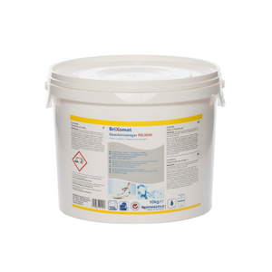 Brixomat Geschirrreiniger RG 3040 in einem 10kg Eimer.