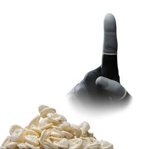 Medizinische Produkte -MED COMFORT Latex Fingerlinge, unsteril, gerollt, Gr.3, 100 St/Btl.
