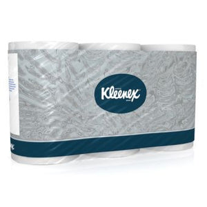 Kleenex Toilettenpapier 2-lagig Hochweiß, 6 Rollen