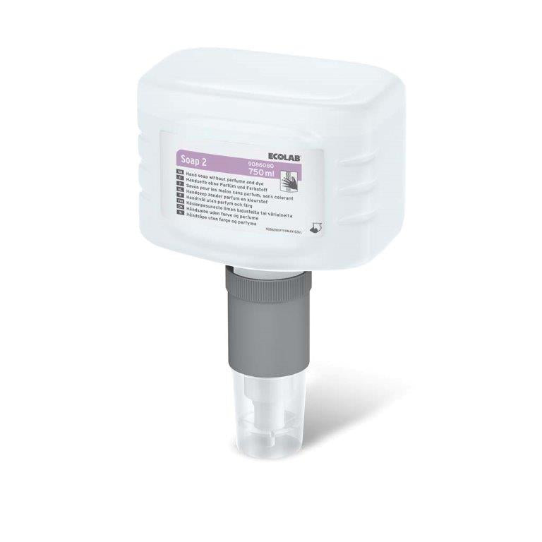 Nexa Soap 2 750ml cartridge with liquid soap for hygienic hand cleaning in various environments.