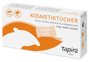 TAPIRA plus Kosmetiktücher, 2-lagig, 100 Stück