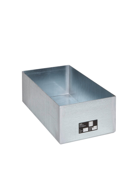 Stahl-Auffangwanne verzinkt, 710x390x250 mm, für sichere Lagerung von Gefahrstoffen.