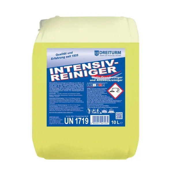 Kanister mit gelbem Intensivreiniger von Dreiturm.