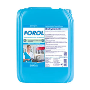 10 Liter Kanister Forol Reinigungskonzentrat für verschiedene Oberflächen und gründliche Reinigung.