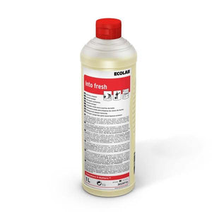 Into Fresh 1-Liter-Flasche mit klarem, gefiltertem Wasser für unterwegs und Sport.