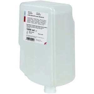 BestCream Universal Neutral Seifencreme 1L in einem transparenten Behälter.