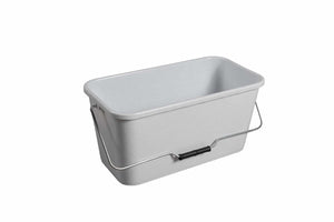Reinigungshilfsmittel -Putzeimer, 12L, rechteckig, granit, 1 Eimer