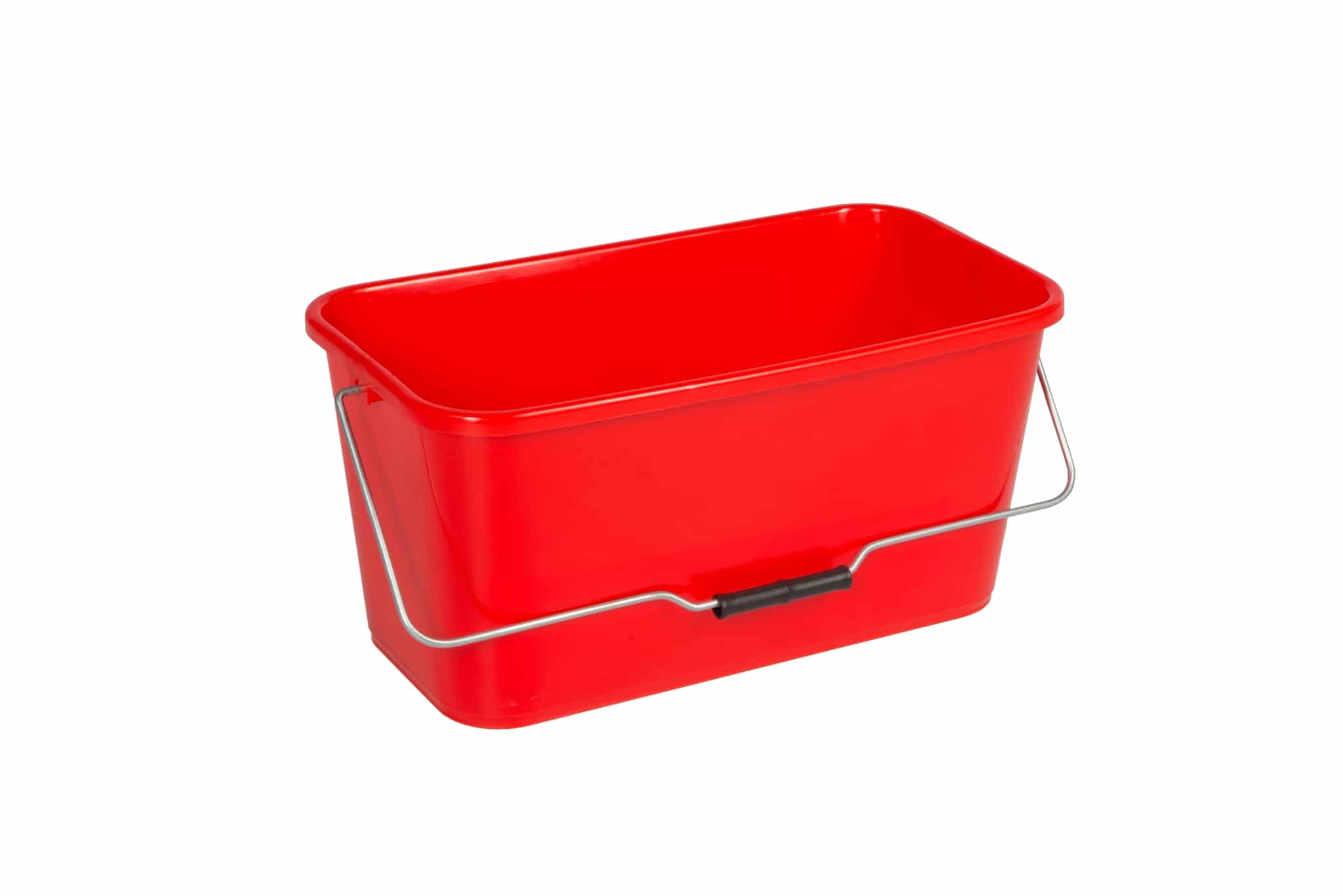 Reinigungshilfsmittel -Putzeimer, 12L, rechteckig, rot, 1 Eimer