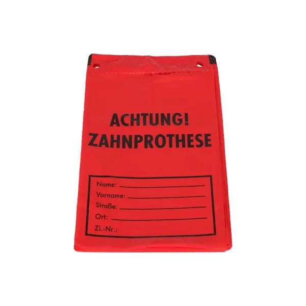 Block bag, LDPE, red, 160x240(270)mm, 35my, 40x50 block/box.