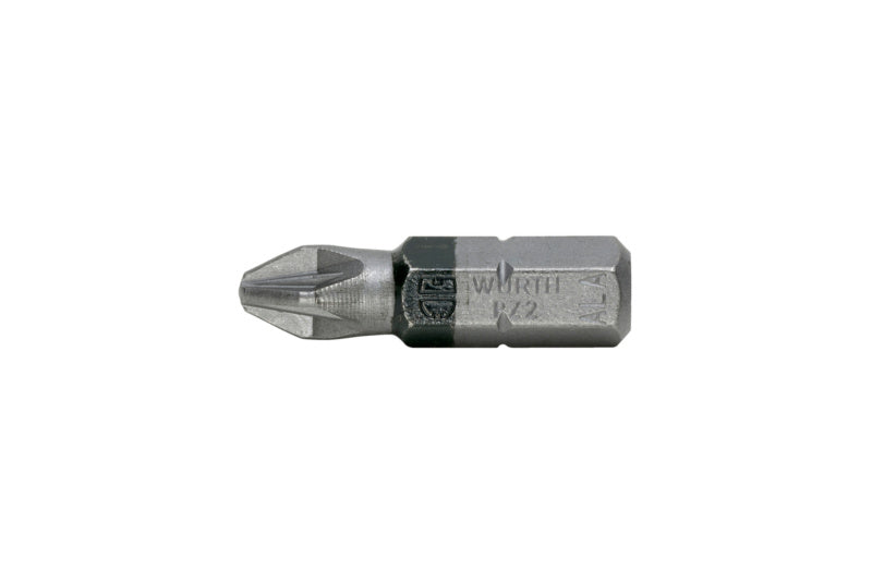 Bit Pozidriv-BIT-PZ2-SCHWARZ-1/4ZO-L25MM     Verpackungsinhalt    100 Einheit