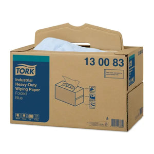 Tork Extra starke Industrie Papierwischtücher, 3-lagig, 38,5x32,4 cm, 200 Stück pro Bündel.