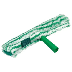 Monsoon Strip Pac, 45cm, with green handle and striped microfiber cover.