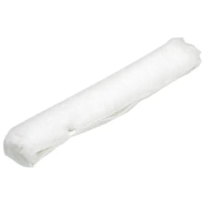 UniTec™ Bezug 45cm, ein weißer, aufgerollter Bezug.