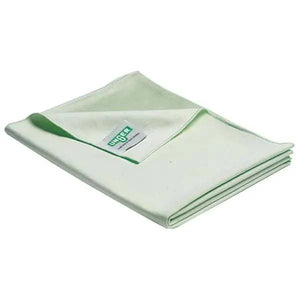 Ein hellgrünes, großes Mikrofasertuch von Unger.