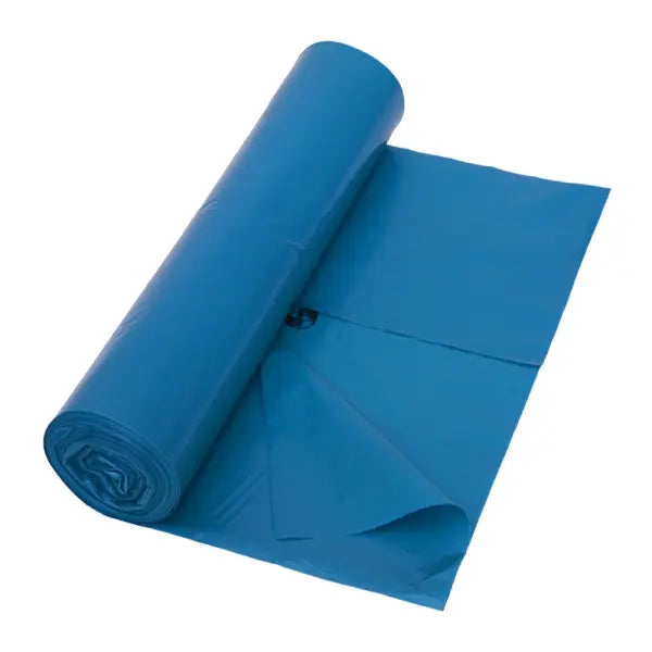 M24–Deiss Emil KG | Abfallsäcke LDPE 140L Blau 600+260x1100mm 50my 25 Stück