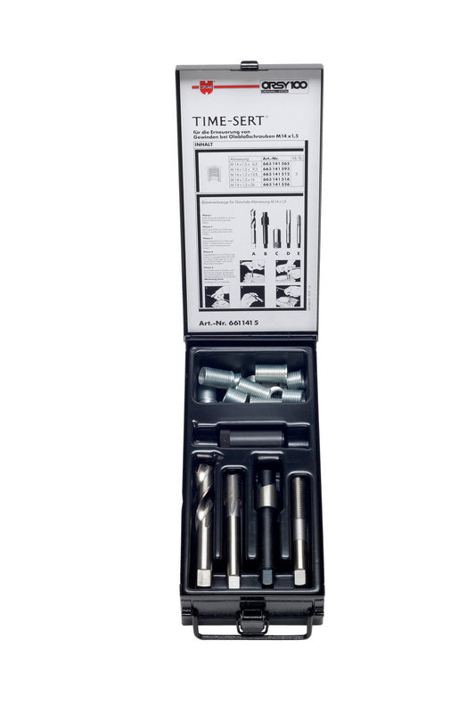 Werkzeugset mit Ölablassschraube M14x1,5 aus robustem Material für Wartungsarbeiten.