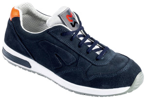 Blauer Sicherheitshalbschuh Jogger S1 mit robustem Design und rutschfester Sohle