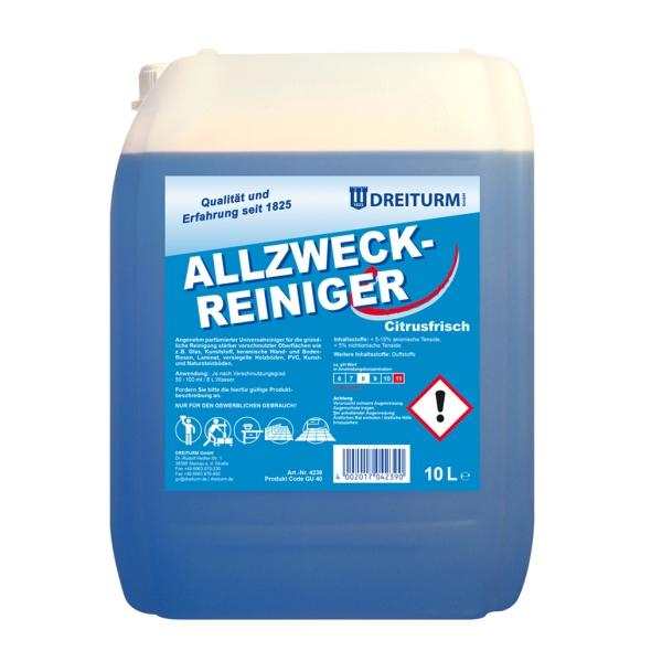 Allzweckreiniger 10L Kanister von Dreiturm GmbH für vielseitige, effektive Reinigung mit frischem Duft