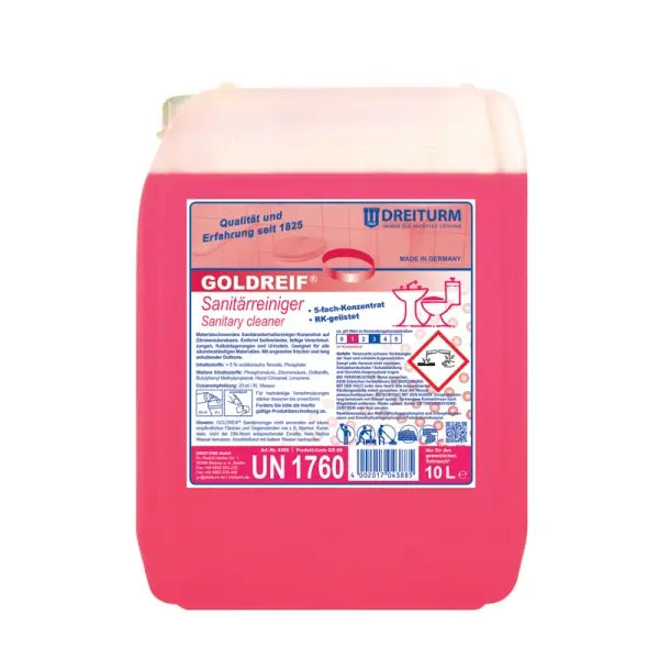 Goldreif Sanitärreiniger 10L Kanister in Rot