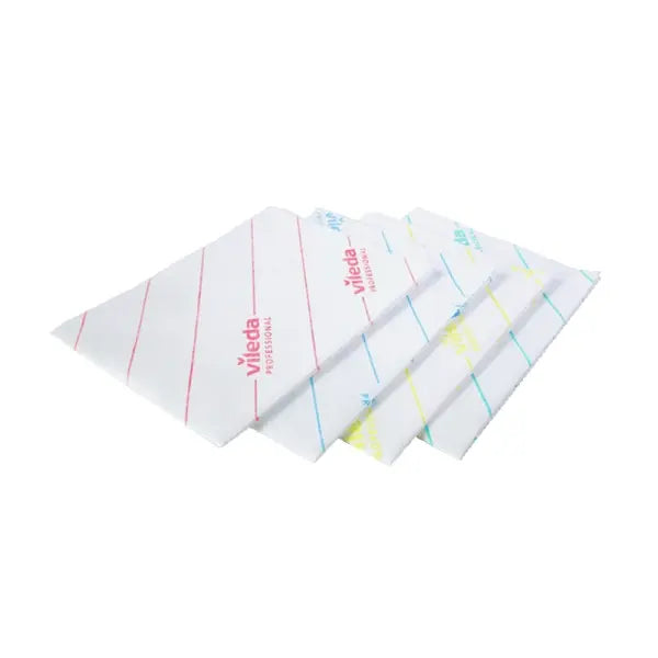 Vileda MicroOne Mikrofasertücher in Blau mit Streifen