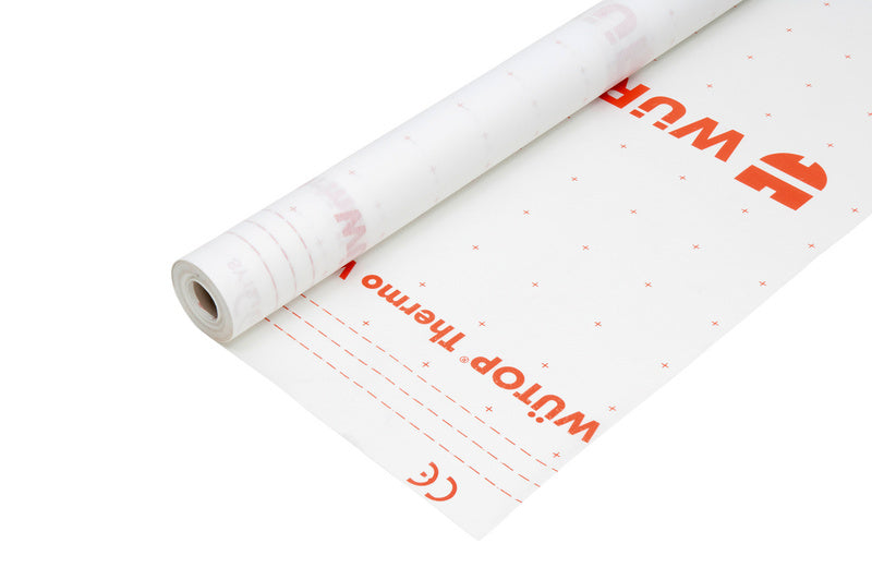 Rolle Dampfbremse-DAMPFBREMS zur Feuchtigkeitsregulierung in Gebäuden und Handwerksprojekten.