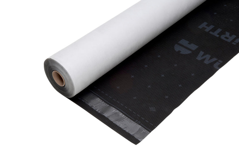 Dachbahn WÜTOP-DUNTRSPNBAHN-TRIO-UV in grau, 50m lang und 1,5m breit für Dachabdichtungen.