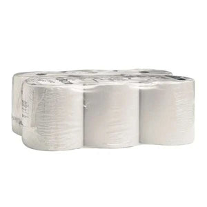Handtuchpapier Hostess Natura 2-lagig weiß 20cm x 140m 6 Rollen hygienisches, saugfähiges und umweltfreundliches Papierhandtuch