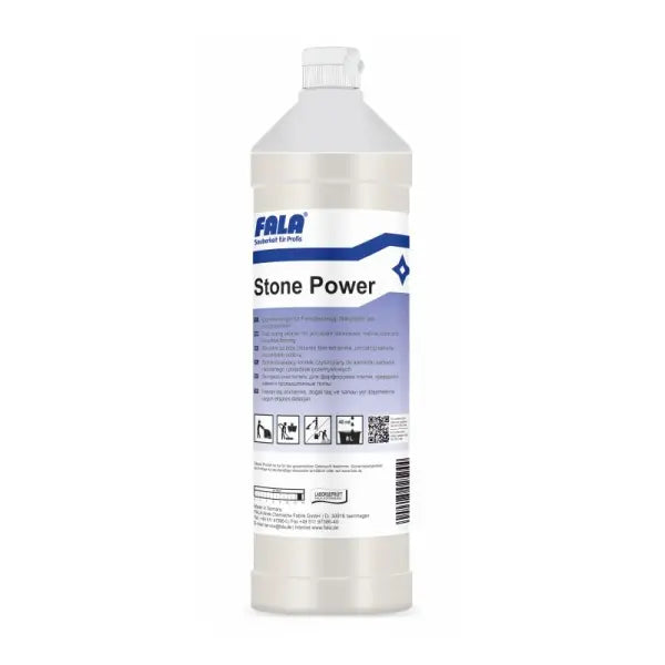 Flasche Stone Power 1L von FALA, ein Reinigungsmittel für Stein.