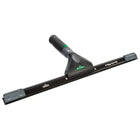 ErgoTec-NINJA 35cm Fensterwischer mit grünem Griff und schwarzer Stange.