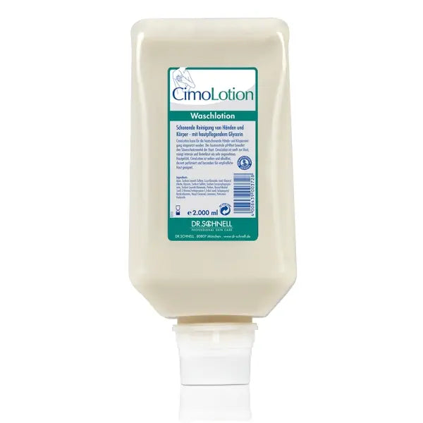 2 Liter Spenderflasche Cimolotion Handdesinfektionslotion für den Industrieeinsatz
