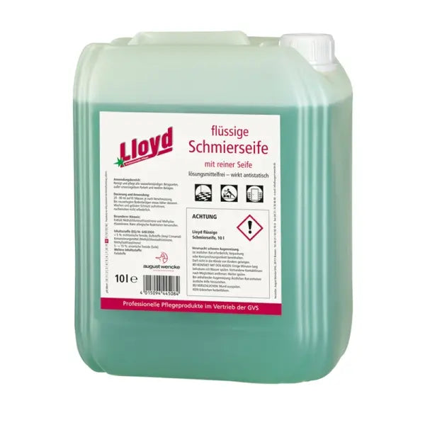 Lloyd Flüssige Schmierseife – 10L Kanister Für Industrie & Haushalt