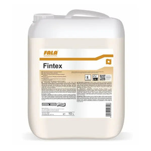 Fintex 10L Kanister mit hochwirksamem Reinigungsmittel.