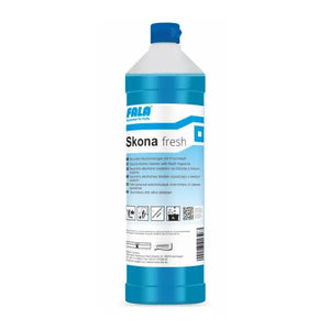 Flasche Skona fresh Reiniger mit frischem Duft.